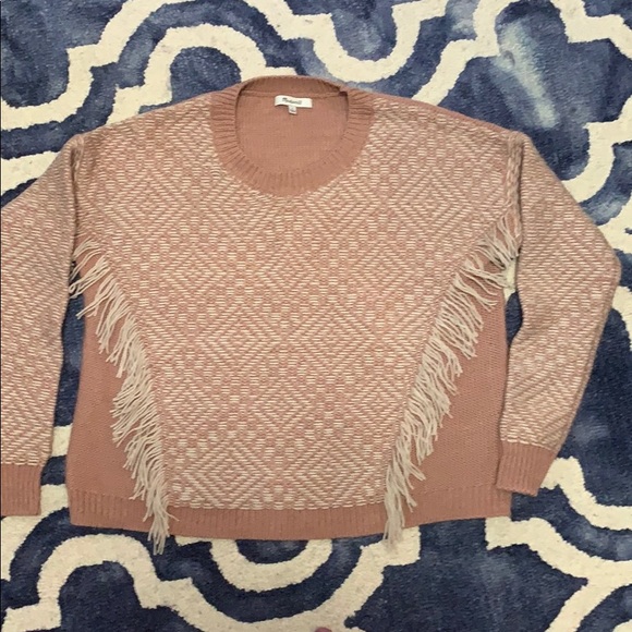 Madewell Sweaters - NWOT Madewell fringe sweater